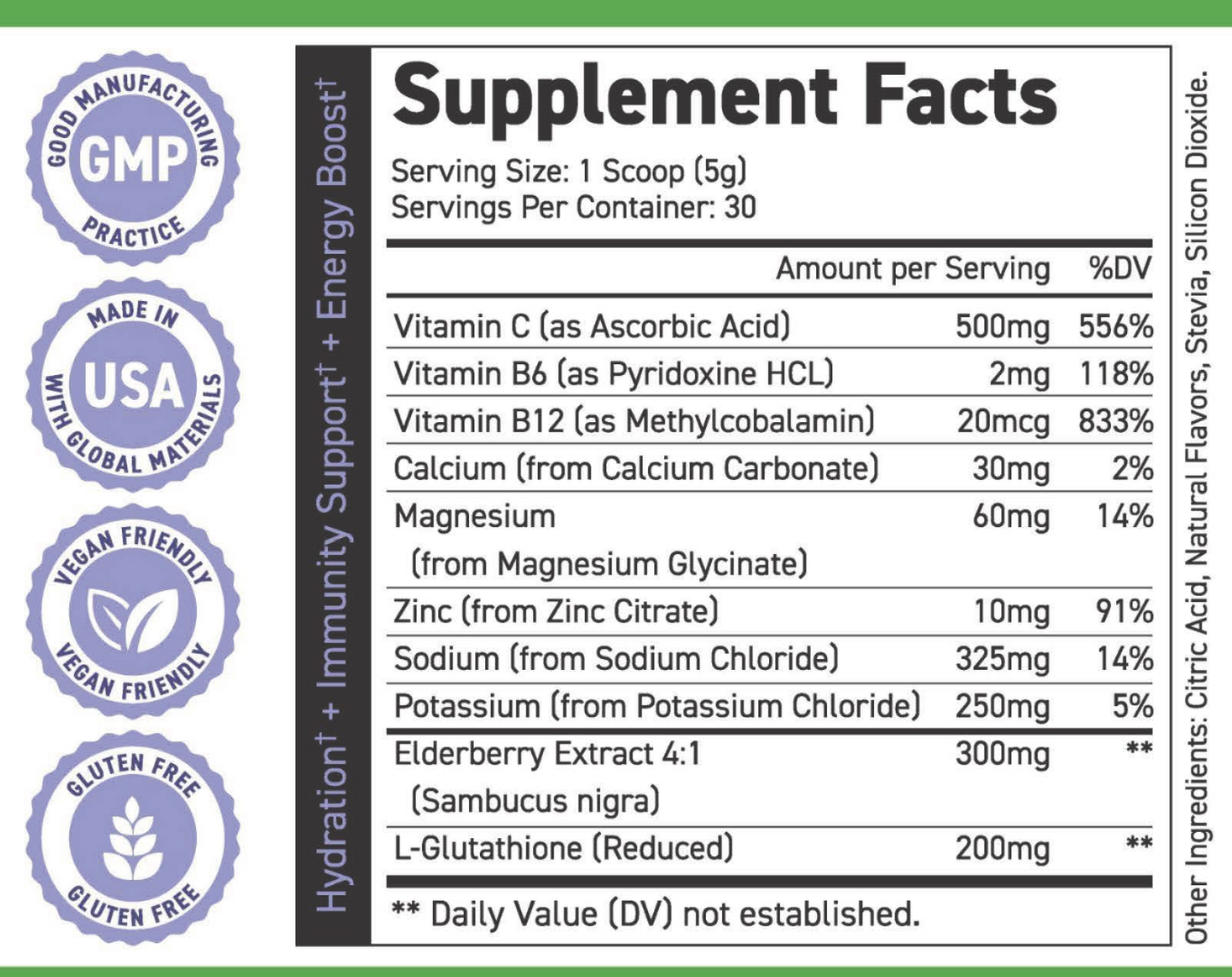 Hydration with Immunity Support - Wild Berry